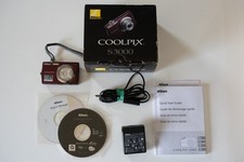 Nikon COOLPIX S3000 Digital Camera Battery Charger PARTS REPAIR LENS ERROR