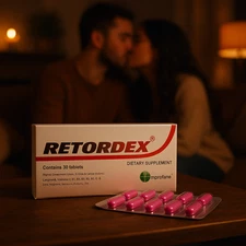 Retordex Andropause 30 Pills Supplement Young Body Energy in Bed For Men