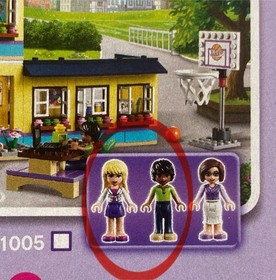 Lego Friends 41005 Heartlake High With Manuals, No Box
