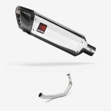 Yamaha YZF-R125 2019-2024 Lextek SP4 Stainless Full Exhaust Silencer Downpipe
