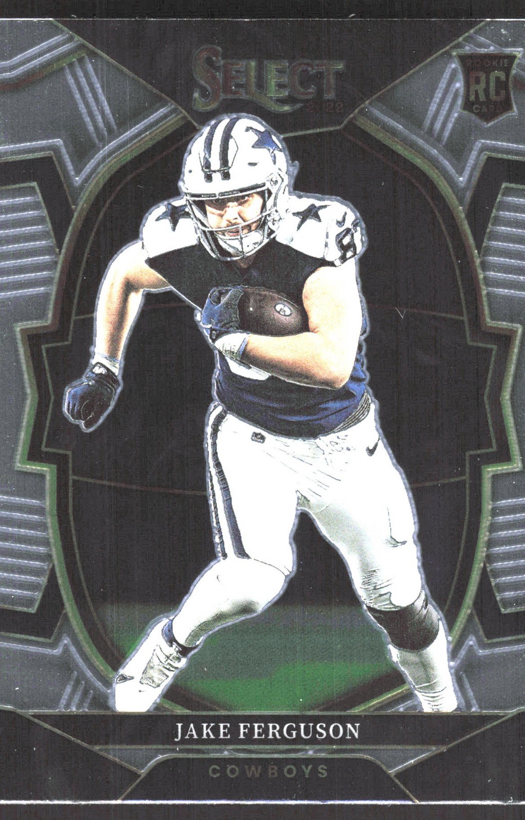 2022 Panini Select Jake Ferguson Rookie Dallas Cowboys #87
