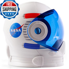 Blue Marble Nasa Astronaut Helmet Halloween Costume Accessory For Kids Wearable