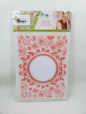 Crafters Companion Sew Retro Floral Frame Cut And Emboss Embossing Folder  New
