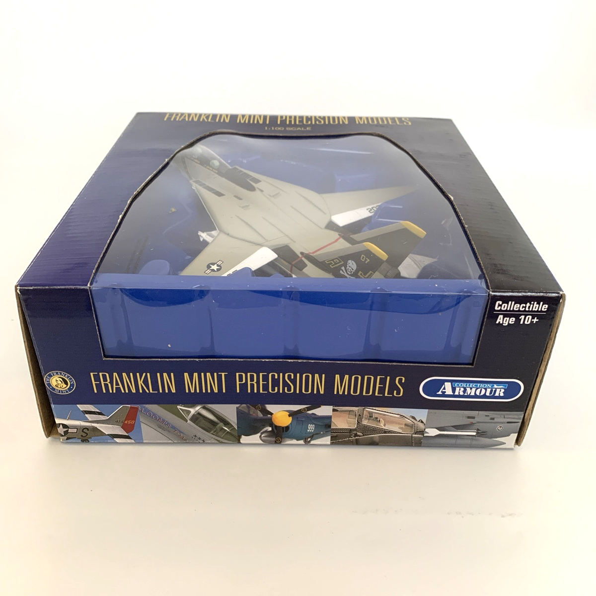 Franklin Mint F-14 Tomcat 1:100 Diecast Model Plane Complete New