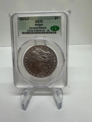 2023-P $1 Morgan Dollar Advanced Delivery CAC MS70 .999 Silver