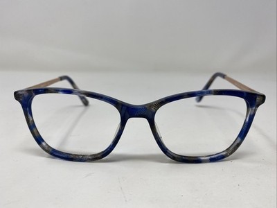SUPERFLEX SF-599 S401 51-16-135 Blue Marble Full Rim Eyeglasses Frame J149