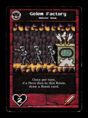 Golem Factory Monster Room BMR016 Boss Master 2014 Trading Card TCG CCG