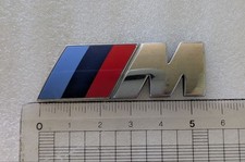 BMW F48 M Emblem Silver Genuine Used 5.5cm x 1.8cm