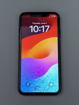 iPhone XR 64GB Black - Poor but Functional Condition - iOS 17.5.1