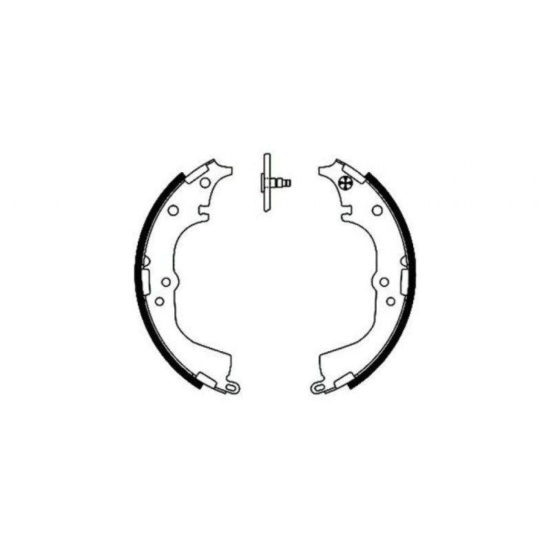 TEXTAR 91050900 Brake Shoe Set Rear for HiAce Hilux Granvia Taro