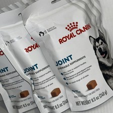 Lot Of 3 Royal Canin Joint Supplement Soft Chews Adult Dogs 60-Count/211e