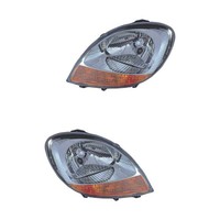 Scheinwerfer Set Links & Rechts Halogen H4 Glasklar FüR Renault Kangoo Express