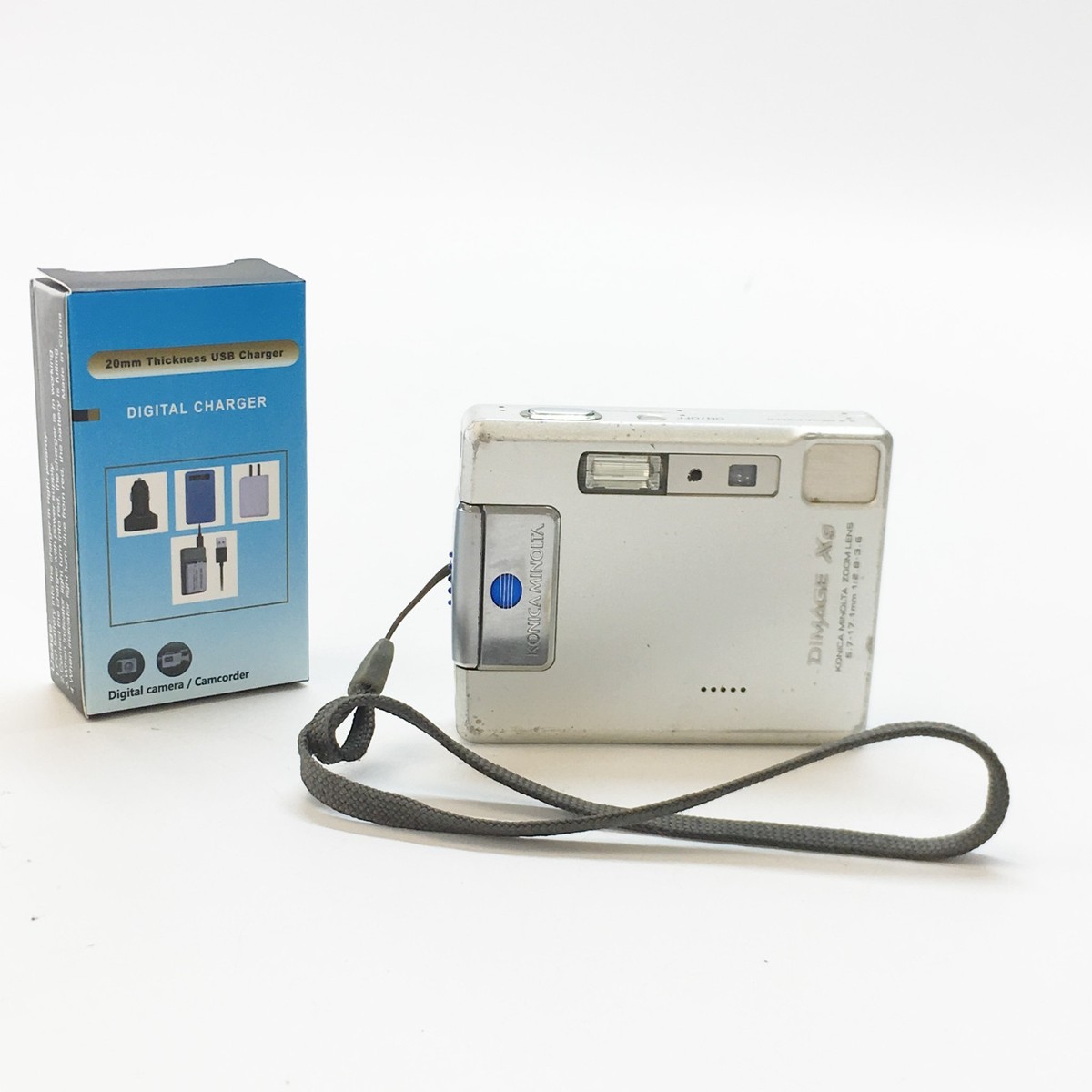Vintage Konica Minolta 3.2MP Digital Camera Dimage XG, Tested +