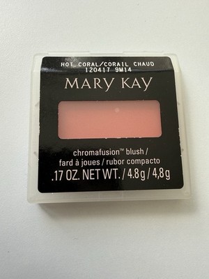 MARY KAY Chromafusion cheek blush Full Size~ HOT CORAL NEW!!