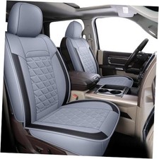 Seat Covers for Dodge Ram, Waterproof Front Car Seat Covers for FrontPair Gray