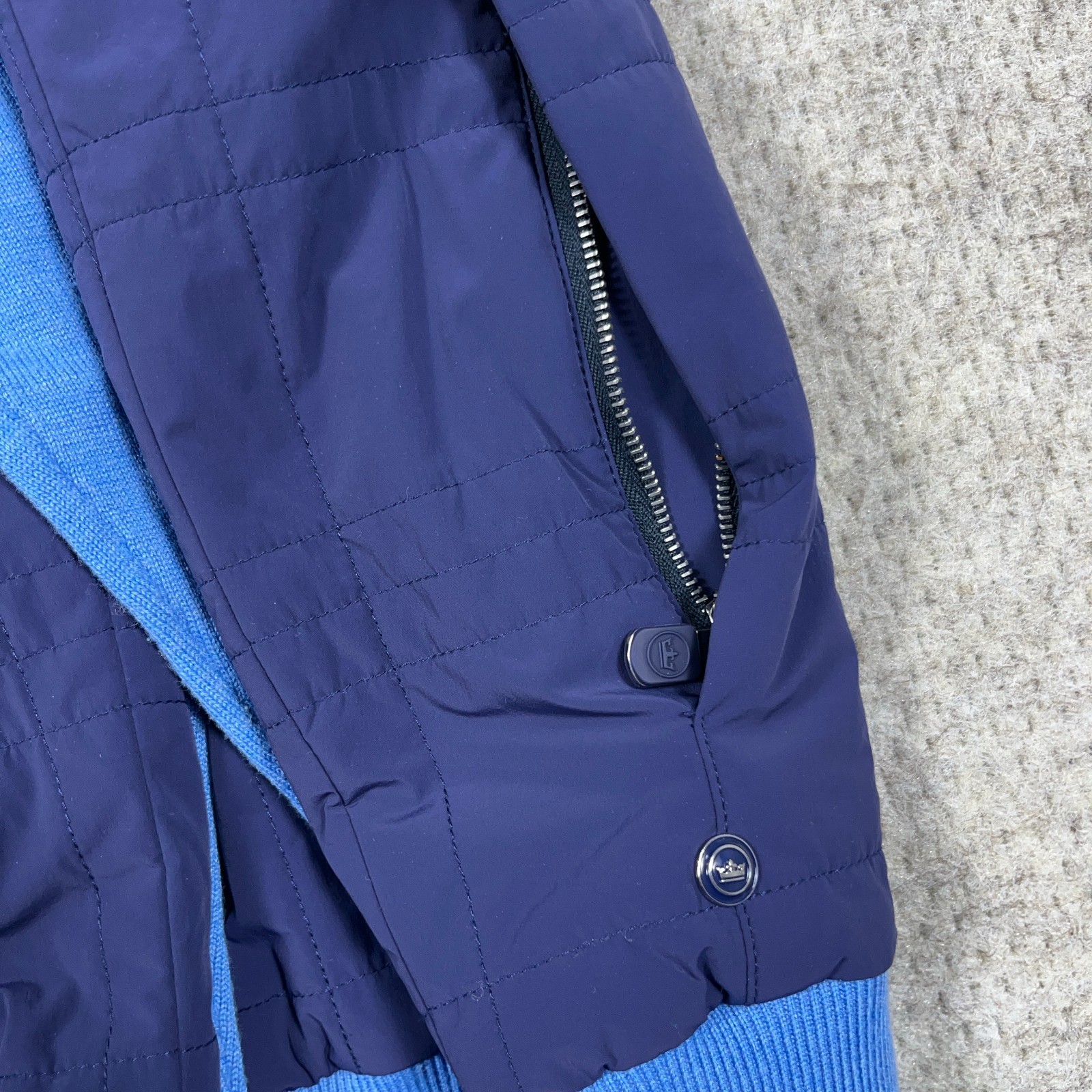 Peter Millar Stealth Light Jacket Men Medium Blue… - image 19