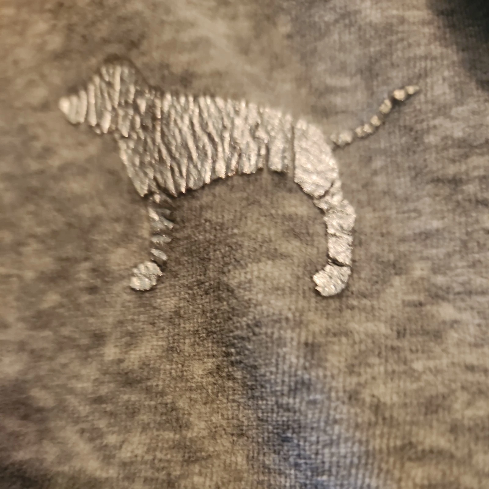 UNDERCOVER Felpa con cappuccio Y2K rosa Victoria's Secret velluto med vintage anni 2000 spell out cane