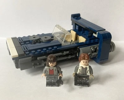 LEGO STAR WARS LE LANDSPEEDER DE HAN SOLO + Minifig Incomplet - SET 75209 - 2018