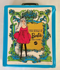 Vintage 1968 World of Barbie Doll Single Case Very Clean Good Condition
