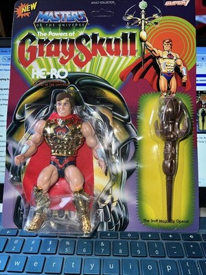 New 2018 Super7 Masters of the Universe He-Ro Hero Figure Power of Grayskull