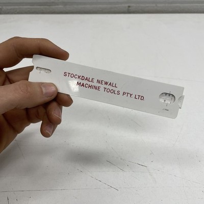 ORIGINAL RETRO VINTAGE Stockdale Newall Machine Tool Tools Japan Rule Gauge