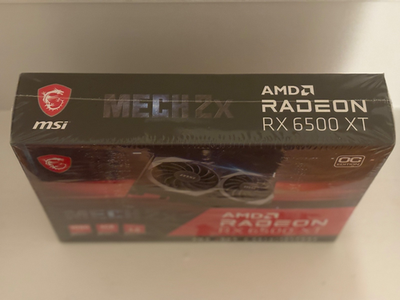 MSI Radeon RX 6500 XT MECH 2X OC 4GB GDDR6 Graphics Card. Mint