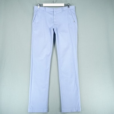 Hugo Boss Chinos Mens 48 Light Blue Slim Stretch Kalto Casual Trousers Pants