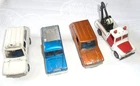 Vintage DINKY TOYS Range Rover Ambulance & Car plus Land Rover Trucks