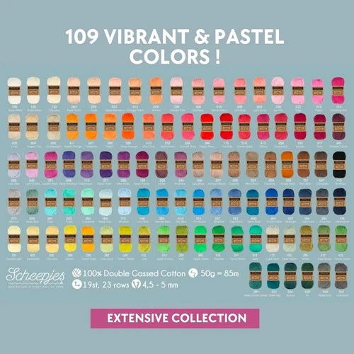 Scheepjes Cahlista Colour Pack 109 x 15g Cotton Yarn Mini Skeins Set image 5