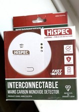 Hispec HSSA/CO/FF10 Interconnectable Mains Carbon Monoxide Detector