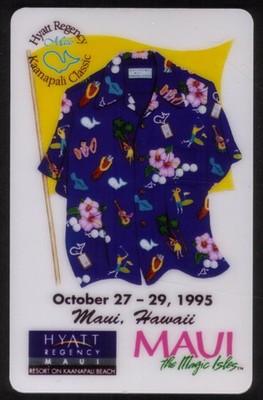 10U 1995 Kaanapali Classic, Maui Hawaii (Hyatt Regency) Golf, Musik Telefonkarte