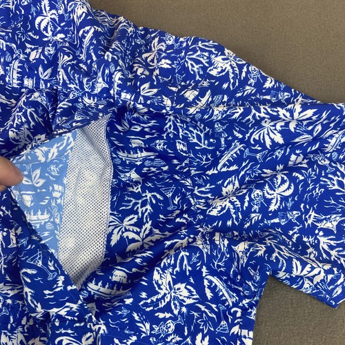 Columbia PFG Hemd Herren XXL blau Blumen AOP belüftet Angeln Hawaii Knopfleiste - Bild 11 von 12