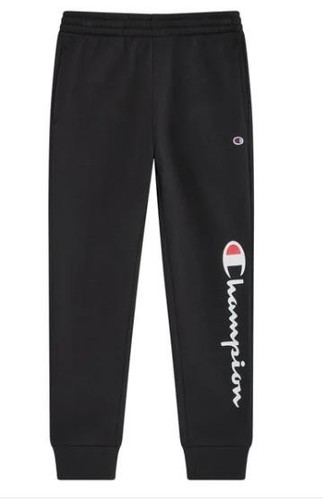 Champion Boys Girls Joggers Black Pants Elastic Waist Midweight Active Workout - Picture 4 of 6