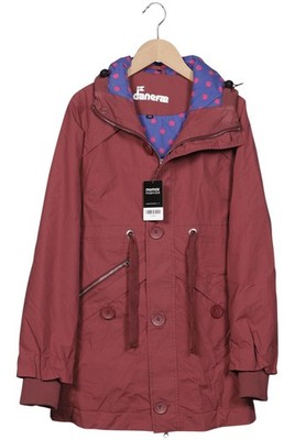 Danefae Mantel Damen Jacke Parka Gr. XS Baumwolle Bordeaux #1s7auc5