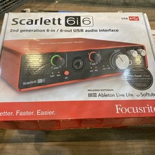 Focusrite Scarlett 6i6 Audio Interface Untested