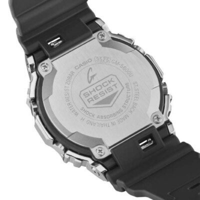 Casio G-Shock GM-5600U-1JF Metal Covered Silver x Black