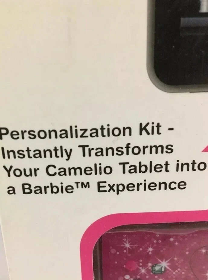 Vivita Camelio Personalization Kit Barbie NEW w/ Case, App Card & Cloth - Image 3 of 4
