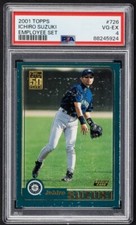 2001 TOPPS EMPLOYEE COMPLETE SET with Ichiro PSA 4 Limited to 150 sets See Desc