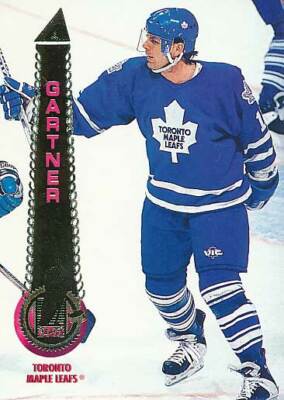 1994-95 Pinnacle #31 MIKE GARTNER - Toronto Maple Leafs