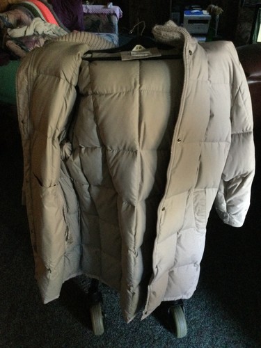 REAL Down Jacket Full Length JCPenney Windsor Bay Ladies size 18.5-20.5 - Picture 11 of 13