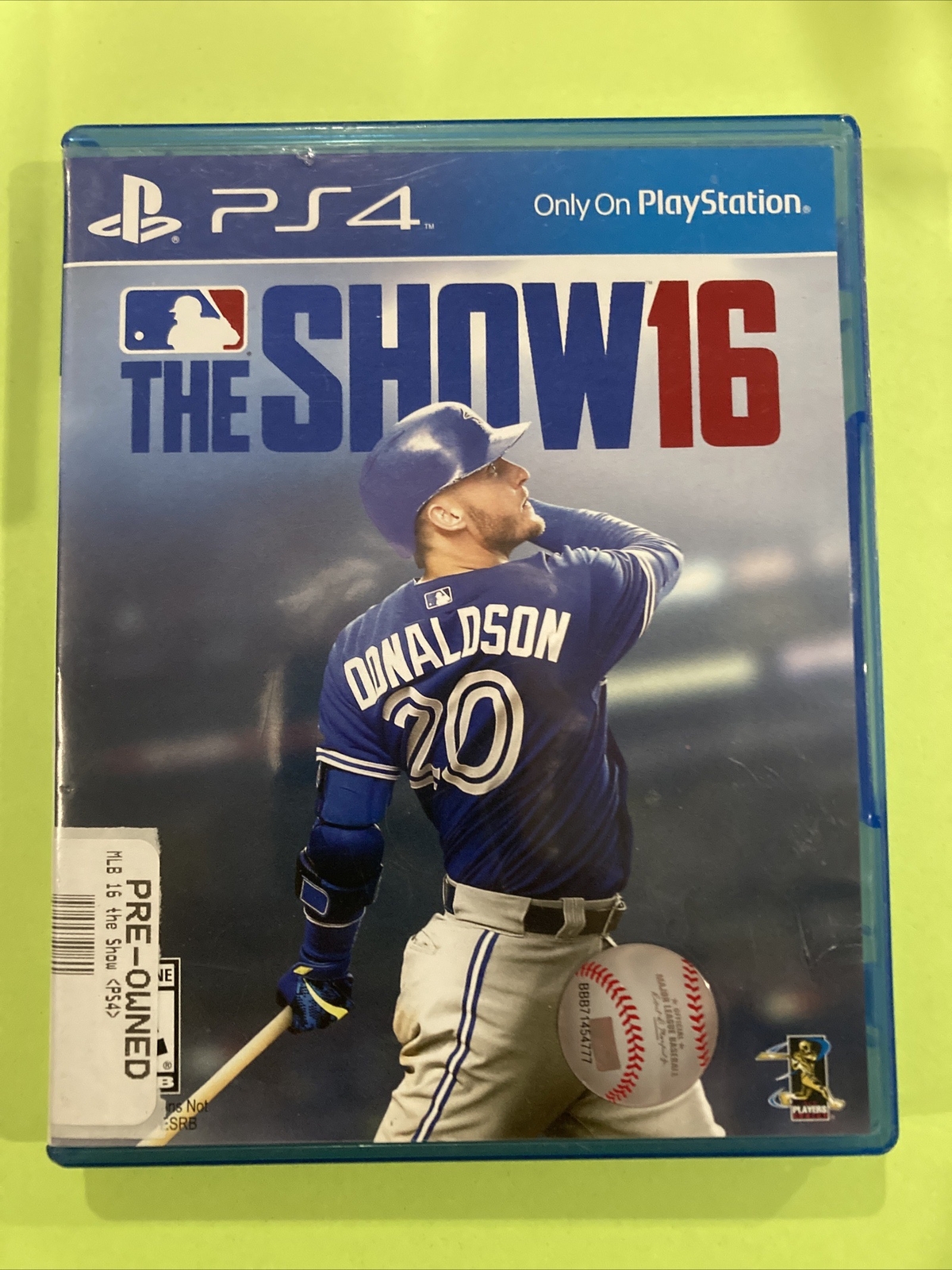 MLB: The Show 16 (Sony PlayStation 4, 2016) PS4 Baseball No Manual ...