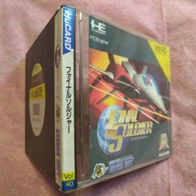Final Soldier PC Engine HuCard Game by Hudson Soft Complete with Manual