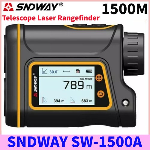 SNDWAY SW-1500A Telescope Laser Rangefinder Distance Meter Hunting Range Finder - Picture 1 of 21