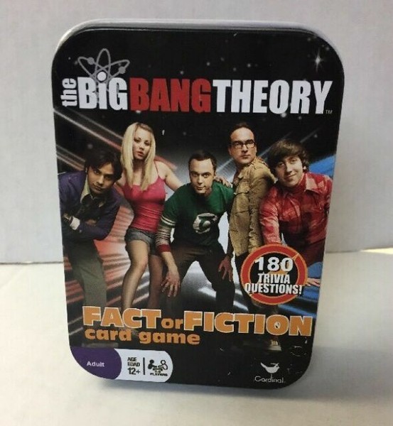 Big Bang Theory Fact Or Fiction Card Game 180 Trivia Questions Ages 12 