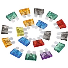 100 Pack 15 AMP ATC/ATO STANDARD Regular FUSE BLADE 15A CAR TRUCK BOAT MARINE RV