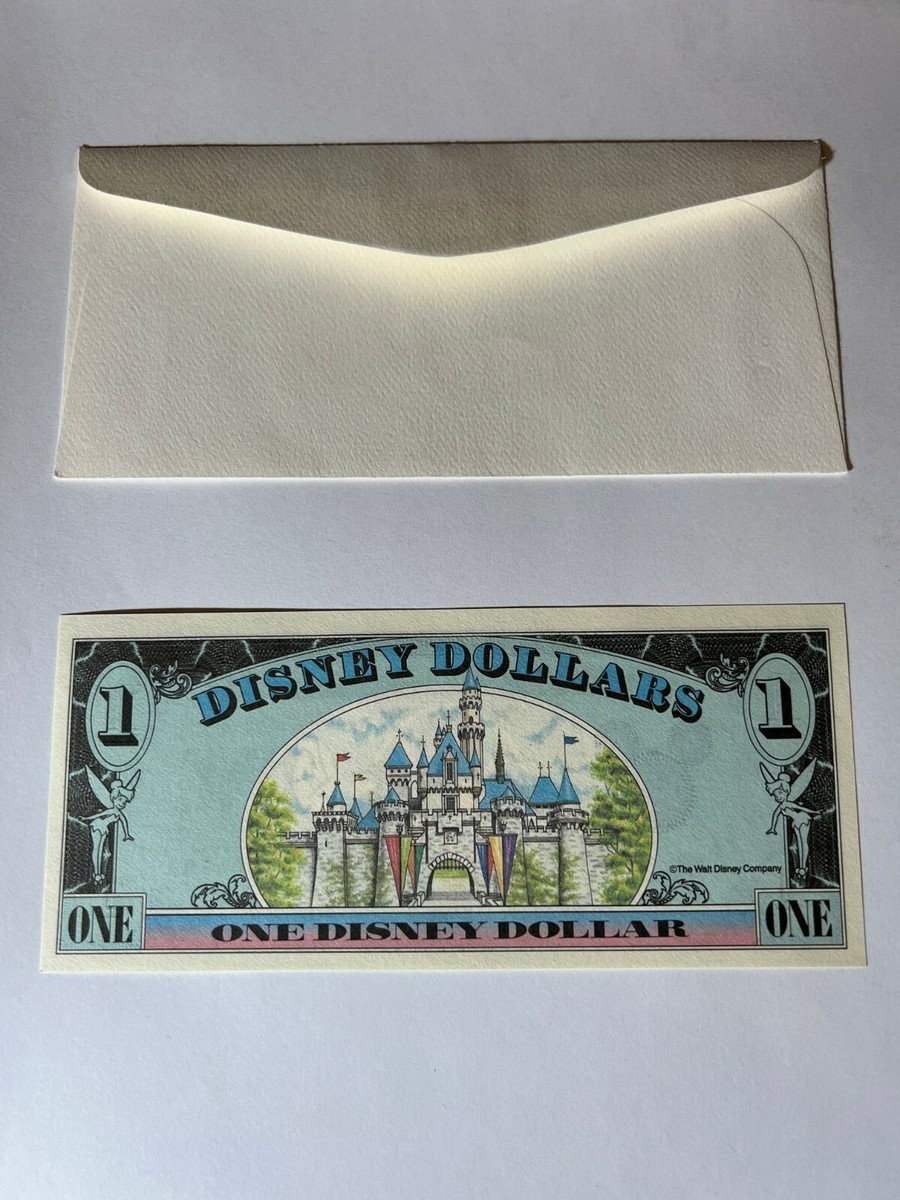 Mickey Disney Dollar $1 A00400480A 1990 Great Condition in