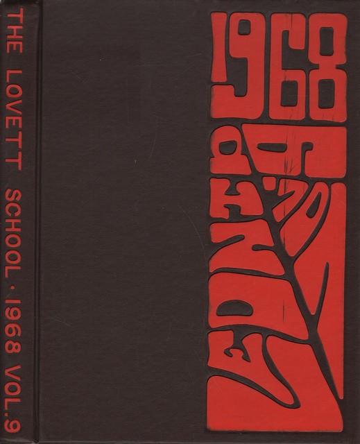 High School Yearbook Atlanta GA The Lovett School Leonid 1968 eBay