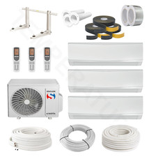 Climatizzatore Condizionatore Sinclair Keyon 3 Vani Multisplit 3x 3,2 kW Kit Completo A++/A+ WiFi