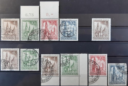 Germany Stamps - Berlin 1952 - Michel 106-109 Used - Churches