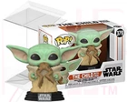 Star Wars Funko POP Mandalorian 379 Baby Yoda Frog Vinyl Bobblehead PROTECTOR